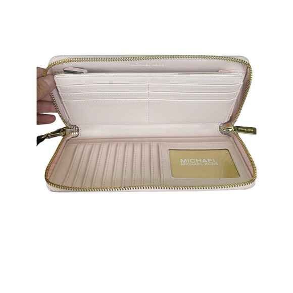 MICHAEL KORS Serena Large Shoulder Tote Blush Pink Gold‎ Hardware With Wallet - Picture 7 of 16